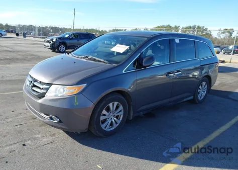 2016 Honda Odyssey Ex-L из США, поврежденный, VIN 5FNRL5H64GB141606